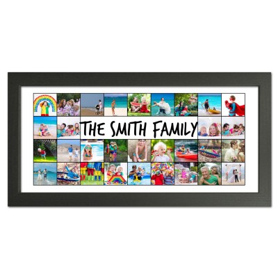 Large Family Photo Collage Gift